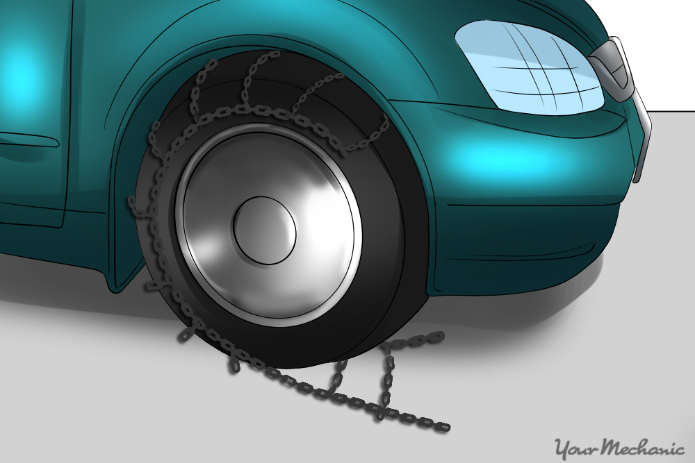 How to Put on Snow Chains YourMechanic Advice